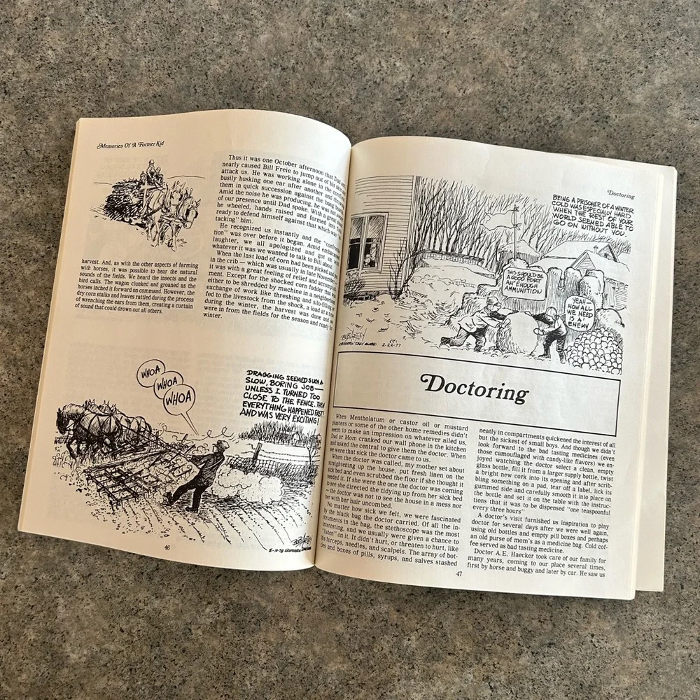 📕 Vintage Out of Print Memories of a Former Kid [Artley], Western Decor Book